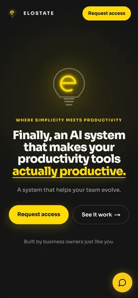 The same site on a phone