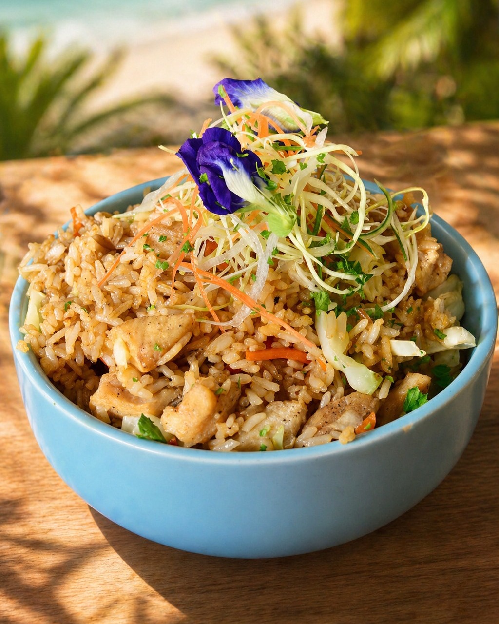 Butterfly Pea Fried Rice