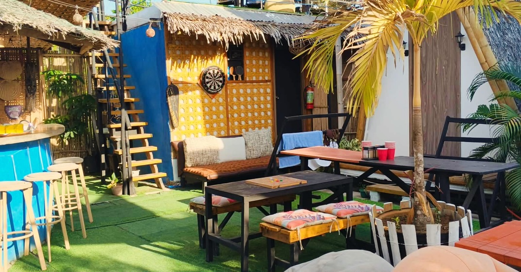 Bar and social area